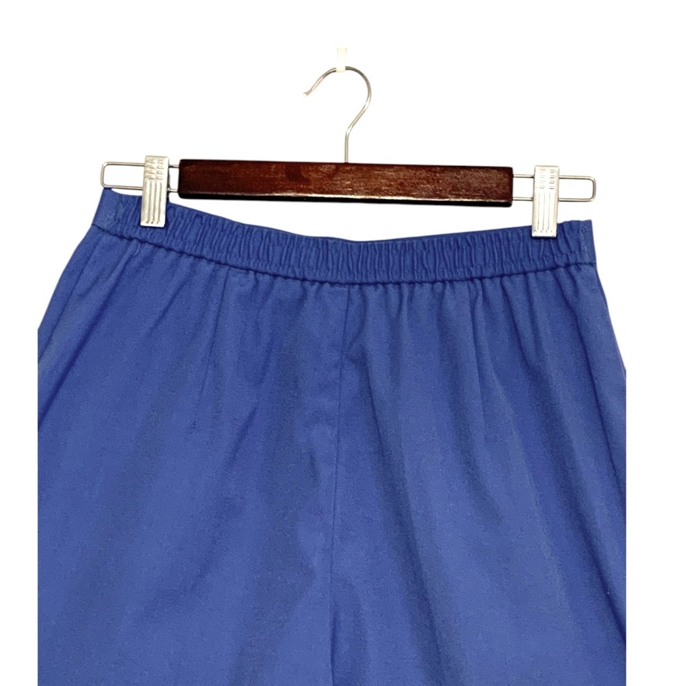 Vintage 80’s Mr. Toni Sportswear High Rise Pleated Shorts In Periwinkle Blue - Picture 7 of 14